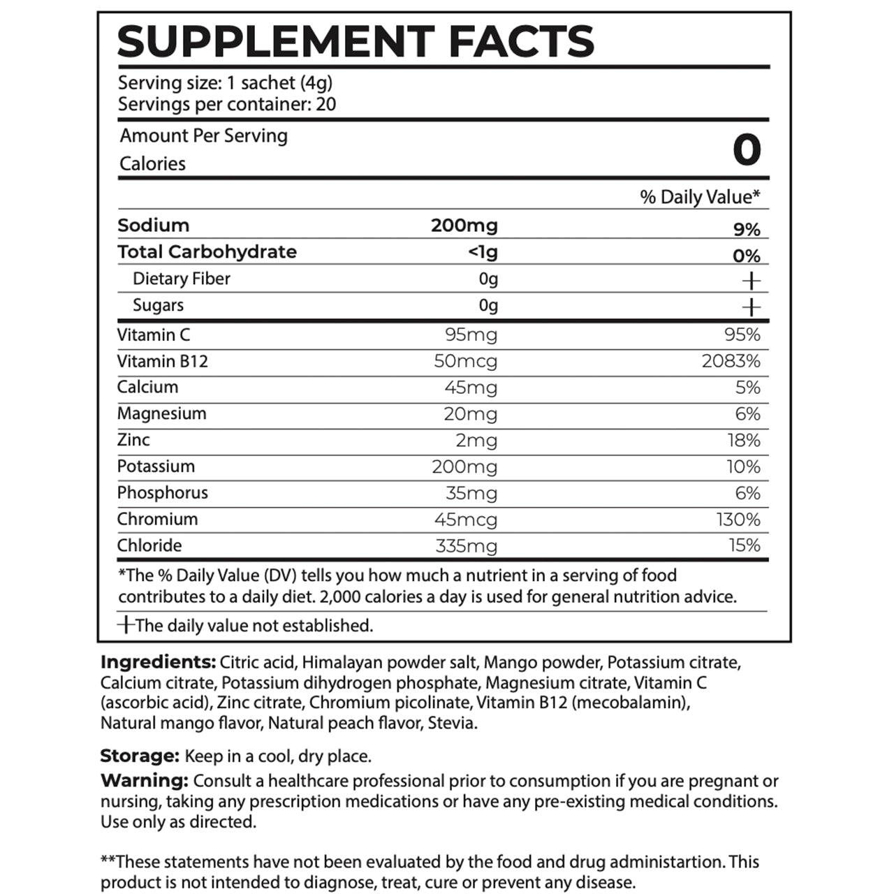 Peach & Mango Electrolytes